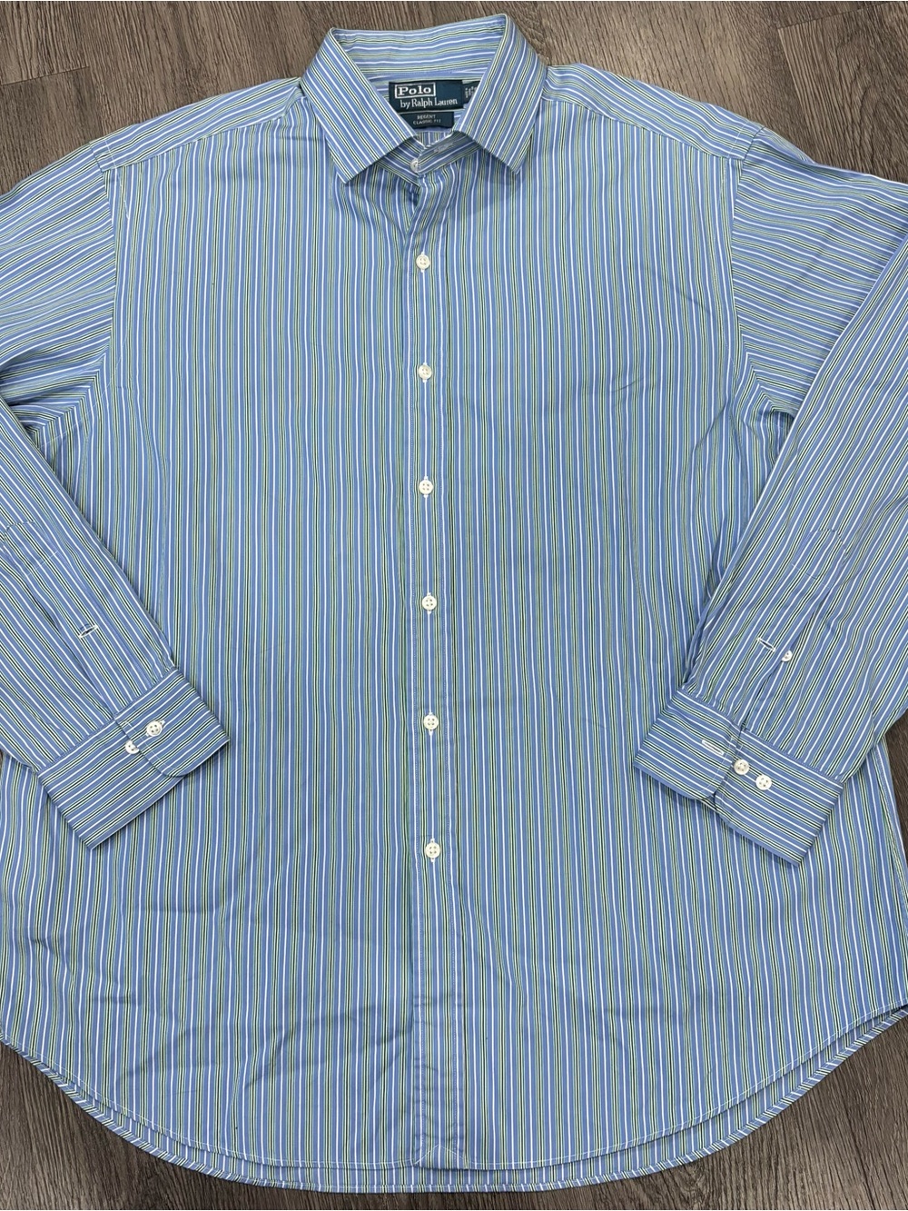 Polo by Ralph Lauren Regent Classic Fit Dress Shirt, Mens 17.5 34/35 (XL) - Picture 2 of 9